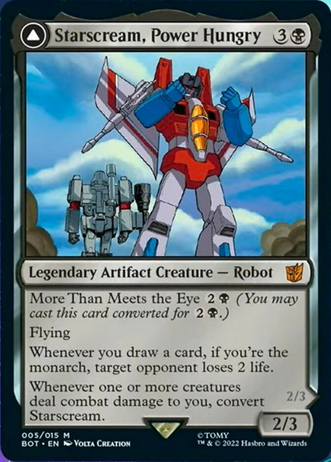 Starscream, Power Hungry // Starscream, Seeker Leader [Universes Beyond: Transformers] | Good Games North