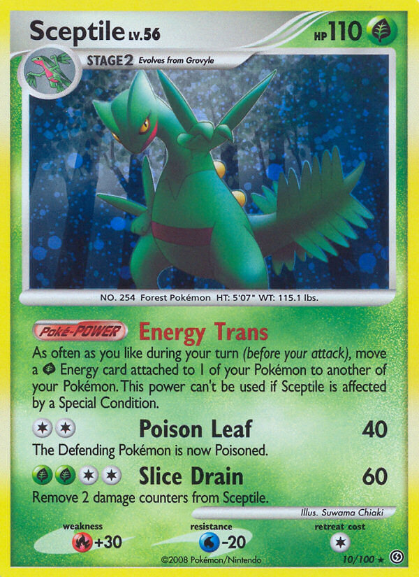 Sceptile (10/100) (Theme Deck Exclusive) [Diamond & Pearl: Stormfront] | Good Games North