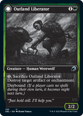 Outland Liberator // Frenzied Trapbreaker [Innistrad: Double Feature] | Good Games North