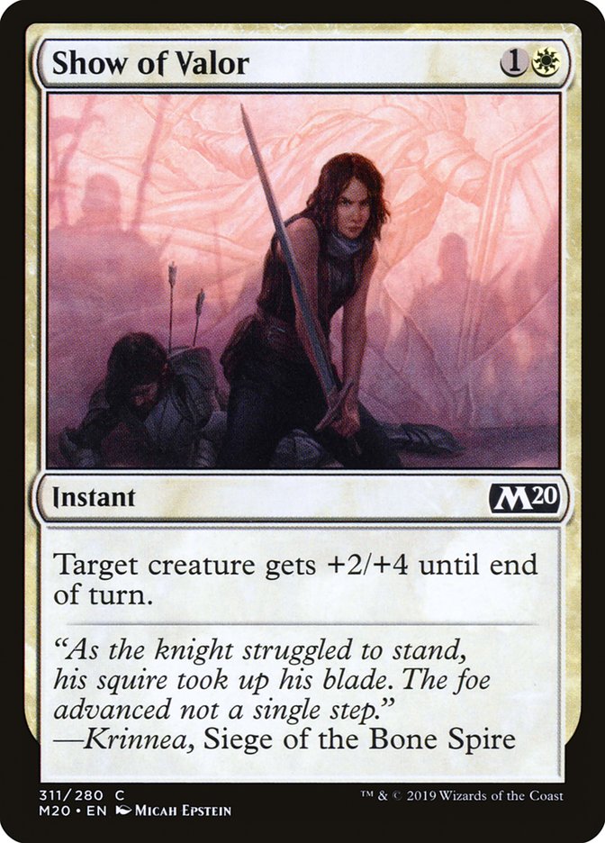 Show of Valor [Core Set 2020] | Good Games North