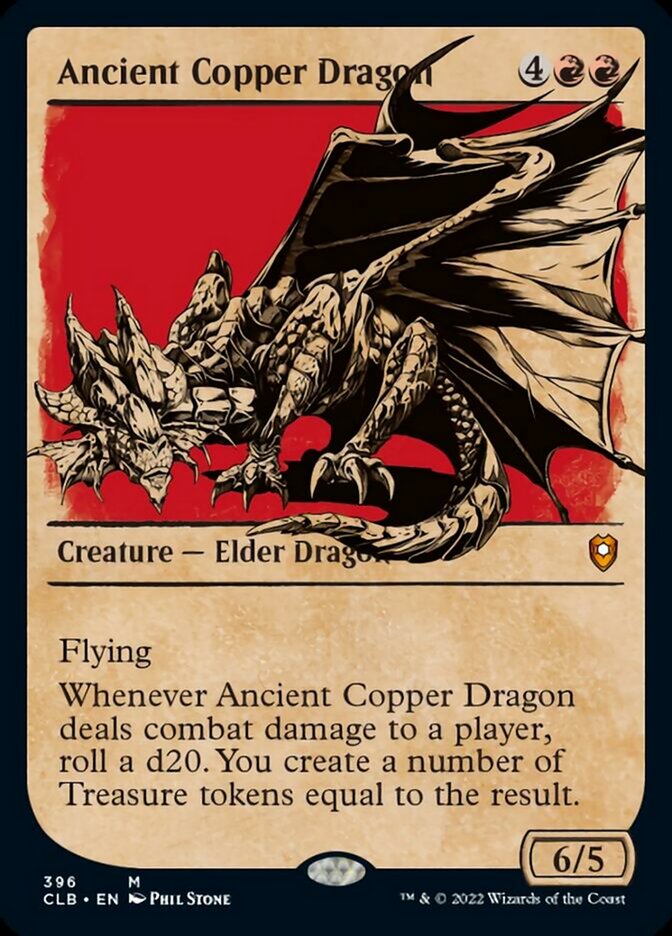 Ancient Copper Dragon (Showcase) [Commander Legends: Battle for Baldur's Gate] | Good Games North