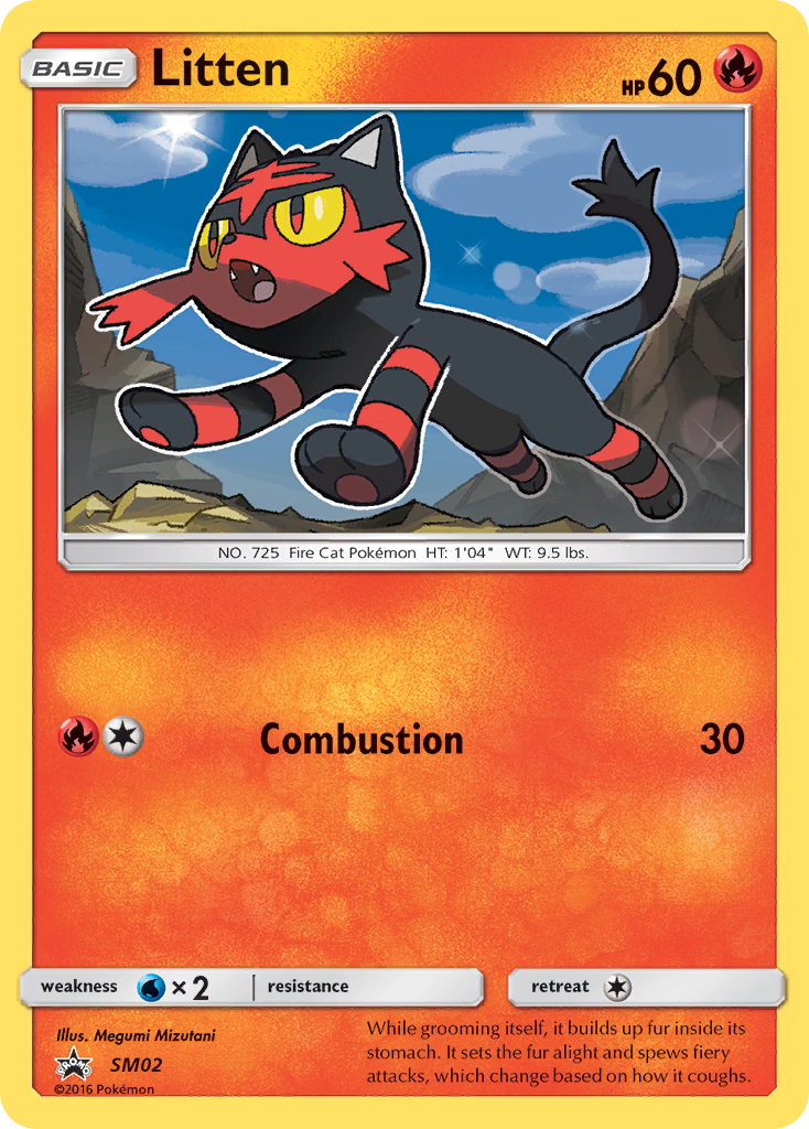 Litten (SM02) [Sun & Moon: Black Star Promos] | Good Games North