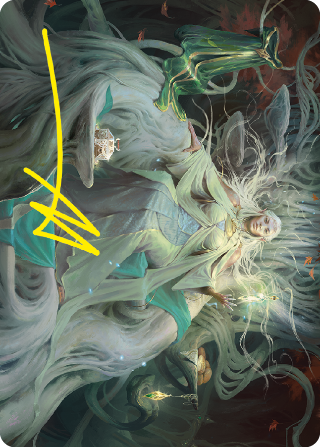 Galadriel, Gift-Giver Art Card (Gold-Stamped Signature) [The Lord of the Rings: Tales of Middle-earth Art Series] | Good Games North