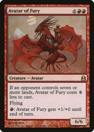 Avatar of Fury [Commander 2011] | Good Games North