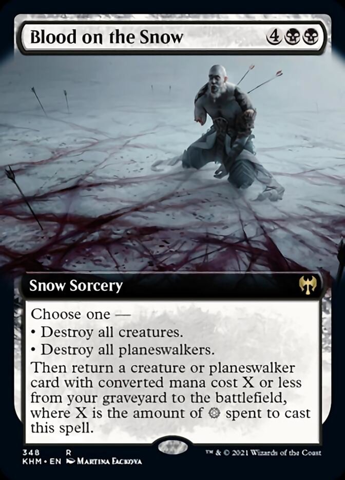 Blood on the Snow (Extended Art) [Kaldheim] | Good Games North