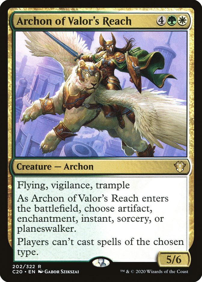 Archon of Valor's Reach [Commander 2020] | Good Games North