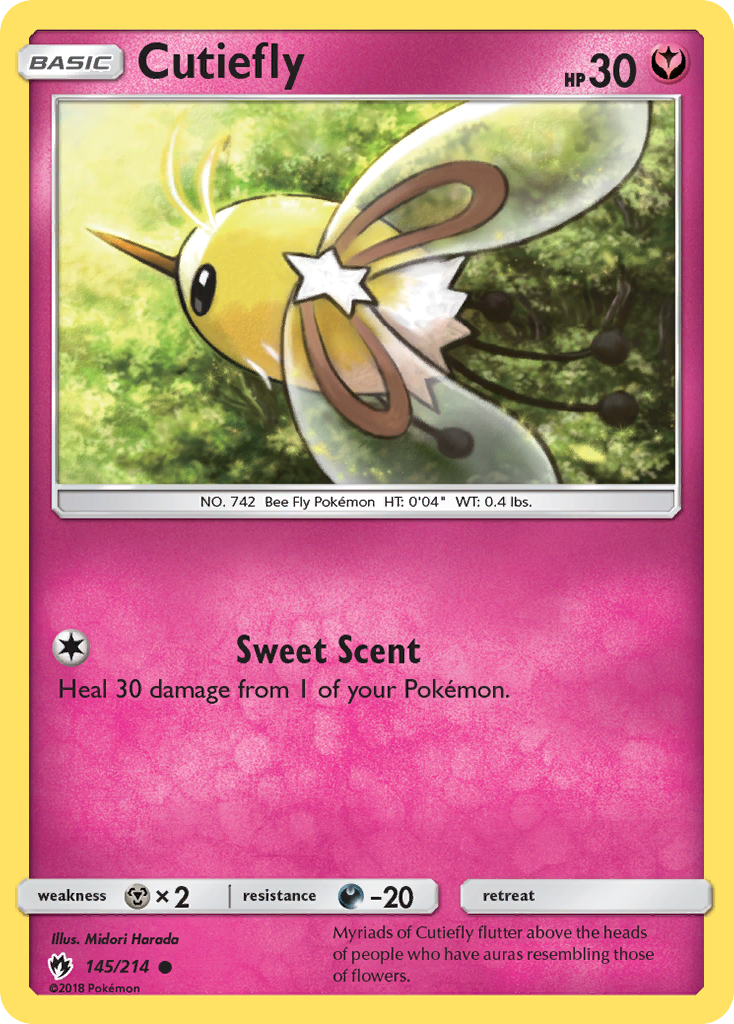 Cutiefly (145/214) [Sun & Moon: Lost Thunder] | Good Games North
