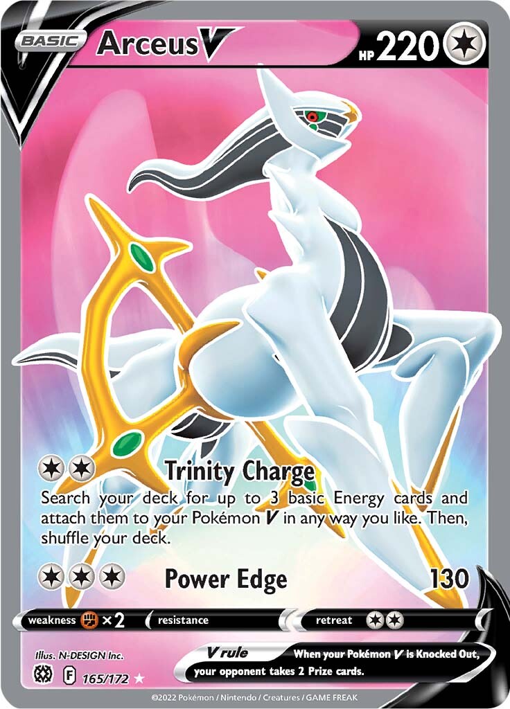 Arceus V (165/172) [Sword & Shield: Brilliant Stars] | Good Games North