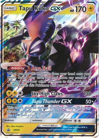 Tapu Koko GX (SM50) (Jumbo Card) [Sun & Moon: Black Star Promos] | Good Games North