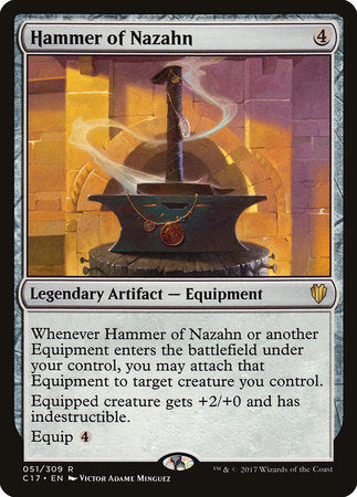 Hammer of Nazahn [Commander 2017] | Good Games North