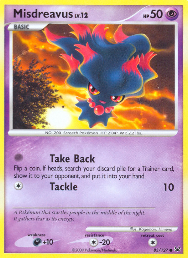 Misdreavus (83/127) [Platinum: Base Set] | Good Games North