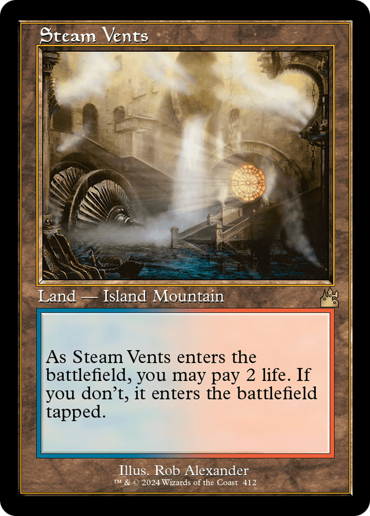 Steam Vents (Retro) [Ravnica Remastered] | Good Games North