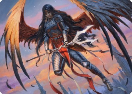 Liesa, Forgotten Archangel Art Card [Innistrad: Midnight Hunt Art Series] | Good Games North