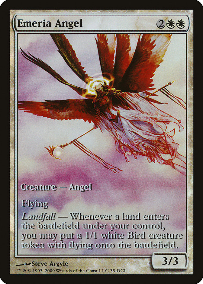 Emeria Angel (Game Day) (Extended) [Zendikar Promos] | Good Games North
