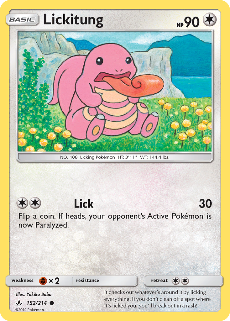 Lickitung (152/214) [Sun & Moon: Unbroken Bonds] | Good Games North