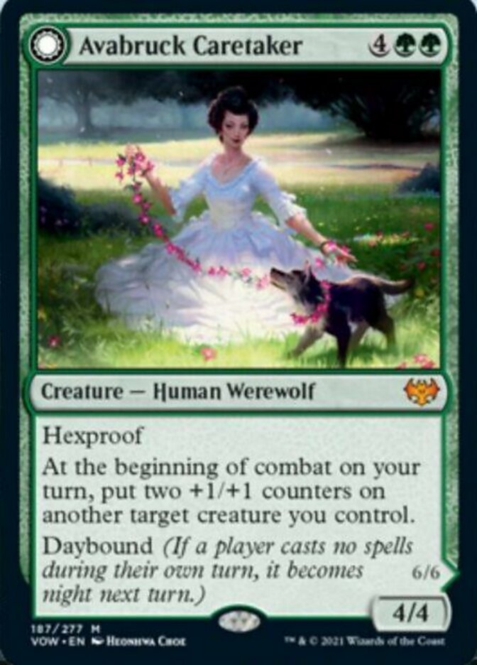 Avabruck Caretaker // Hollowhenge Huntmaster [Innistrad: Crimson Vow] | Good Games North