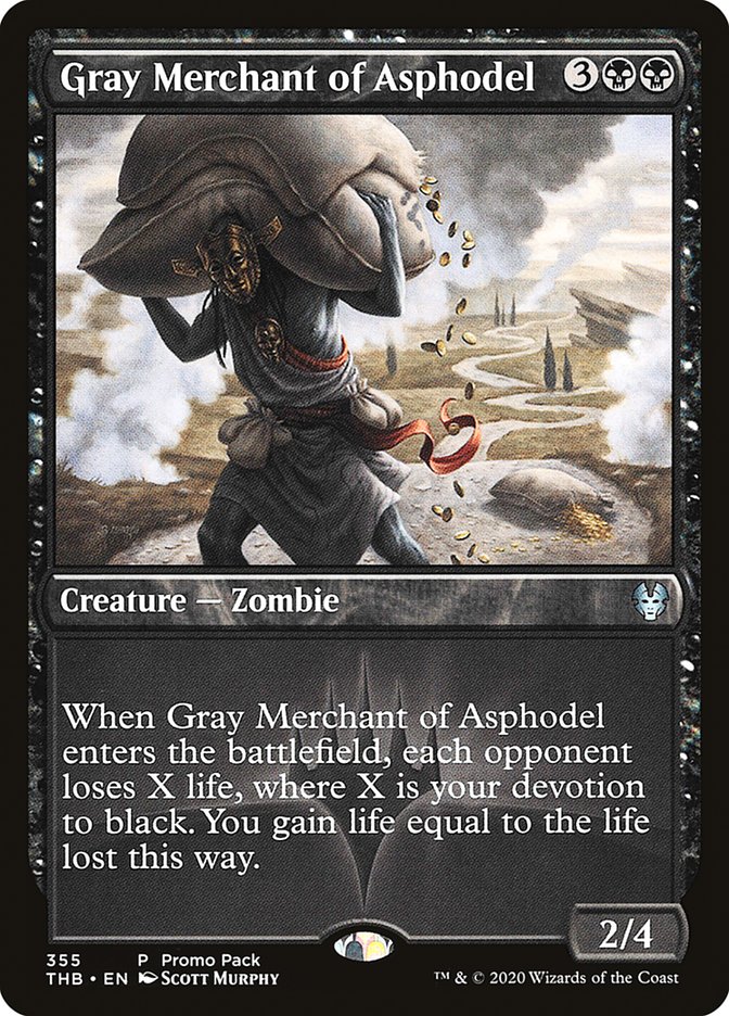 Gray Merchant of Asphodel (Promo Pack) [Theros Beyond Death Promos] | Good Games North