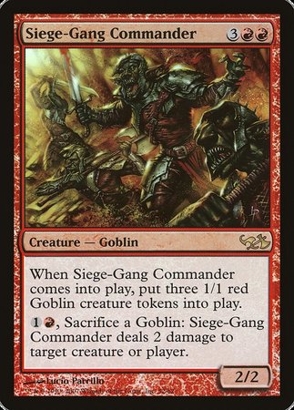 Siege-Gang Commander [Duel Decks: Elves vs. Goblins] | Good Games North