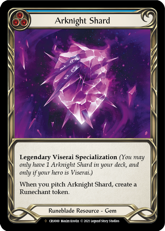 Arknight Shard [U-CRU000-RF] Unlimited Rainbow Foil | Good Games North