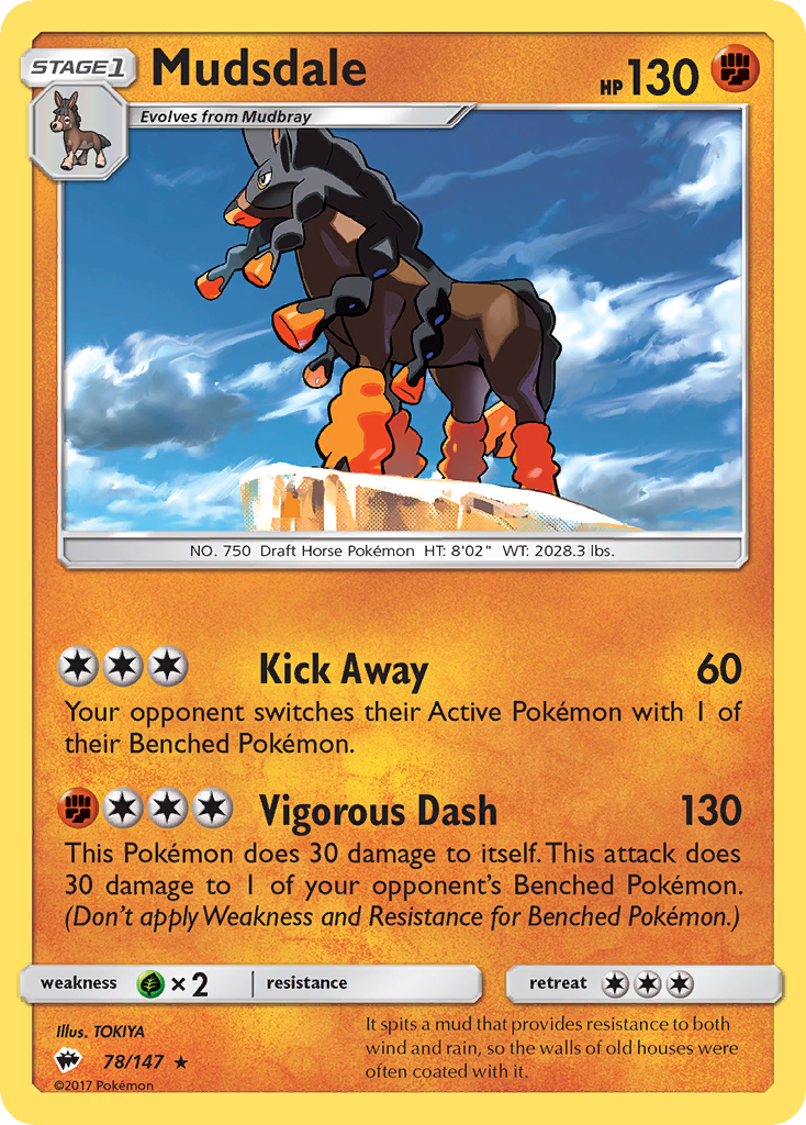 Mudsdale (78/147) [Sun & Moon: Burning Shadows] | Good Games North