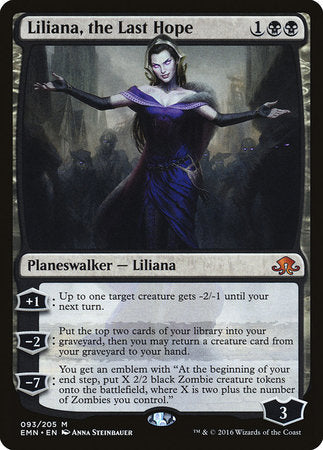 Liliana, the Last Hope [Eldritch Moon] | Good Games North