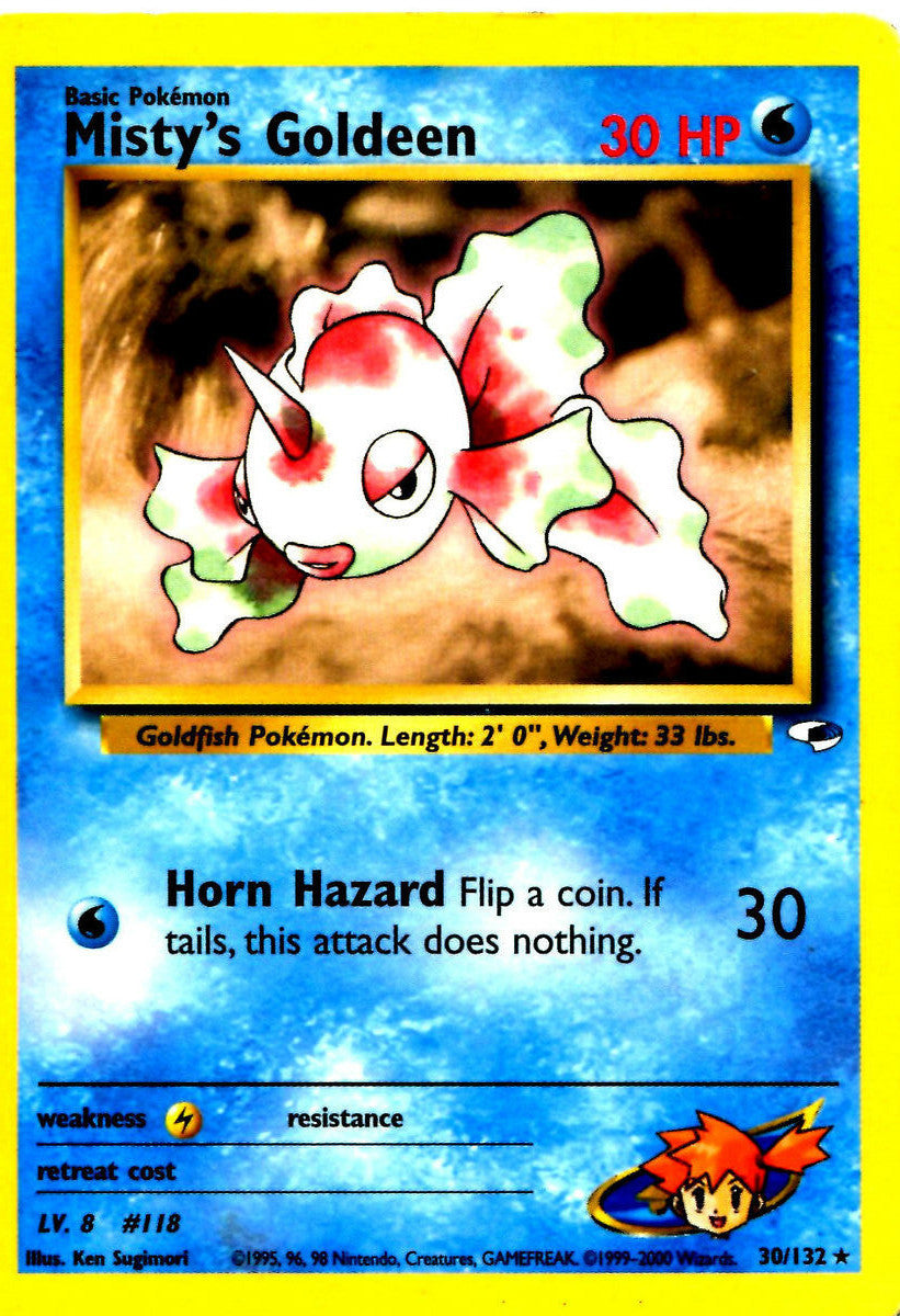 Misty's Goldeen (30/132) [Gym Heroes Unlimited] | Good Games North