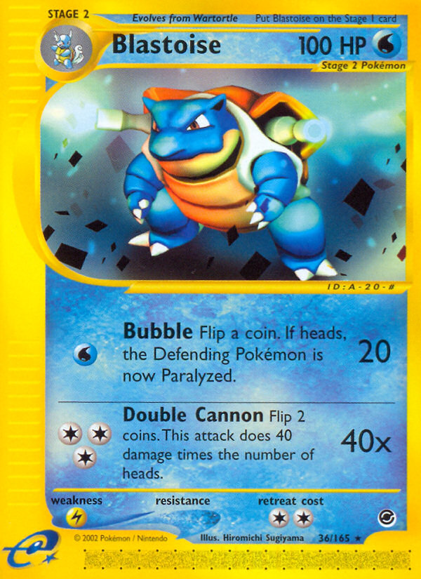 Blastoise (36/165) [Expedition: Base Set] | Good Games North