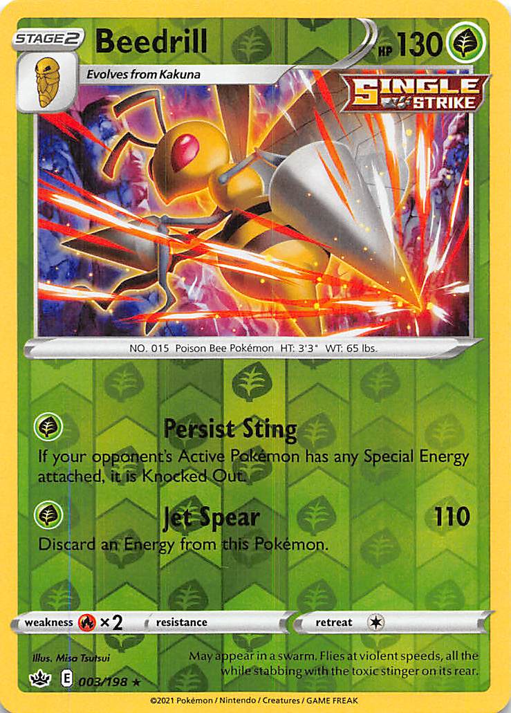 Beedrill (003/198) [Sword & Shield: Chilling Reign] | Good Games North