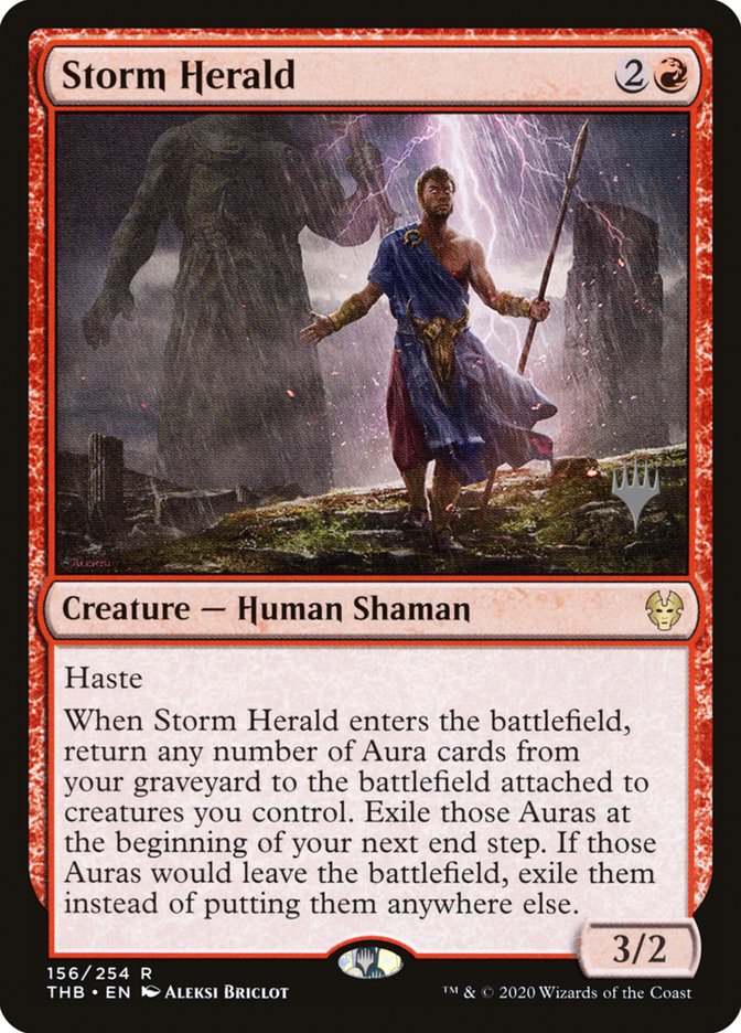 Storm Herald (Promo Pack) [Theros Beyond Death Promos] | Good Games North