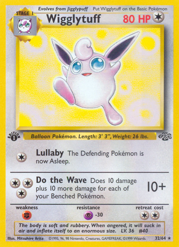 Wigglytuff (32/64) [Jungle 1st Edition] | Good Games North