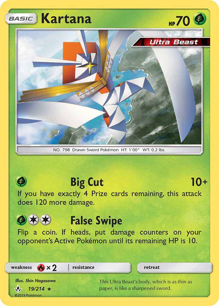 Kartana (19/214) [Sun & Moon: Unbroken Bonds] | Good Games North