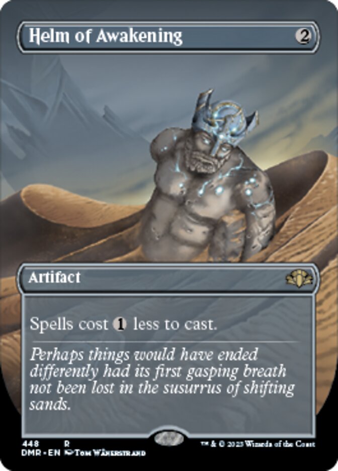Helm of Awakening (Borderless Alternate Art) [Dominaria Remastered] | Good Games North