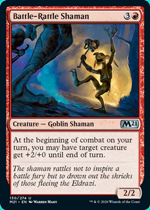 Battle-Rattle Shaman [Core Set 2021] | Good Games North