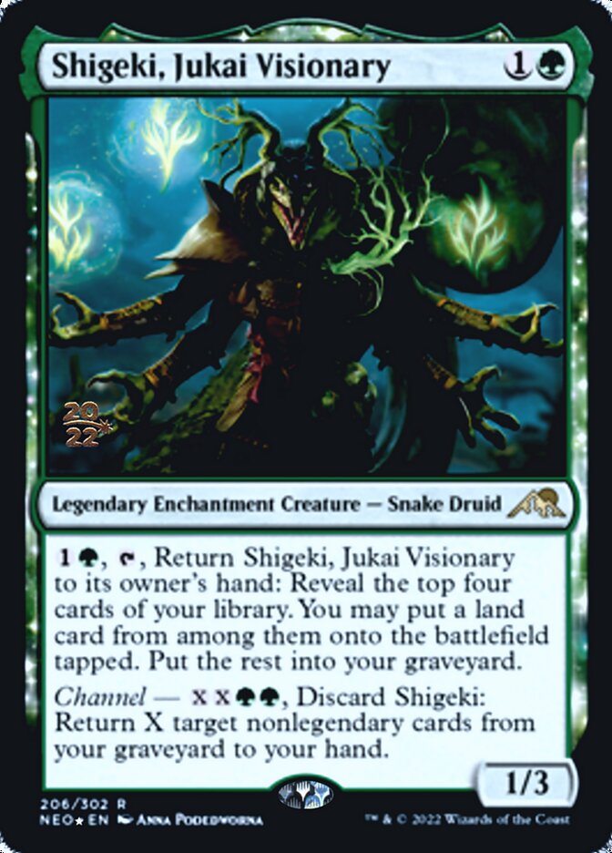 Shigeki, Jukai Visionary [Kamigawa: Neon Dynasty Prerelease Promos] | Good Games North