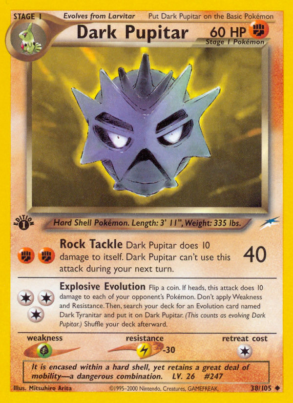 Dark Pupitar (38/105) [Neo Destiny 1st Edition] | Good Games North