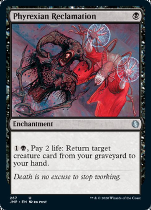 Phyrexian Reclamation [Jumpstart] | Good Games North