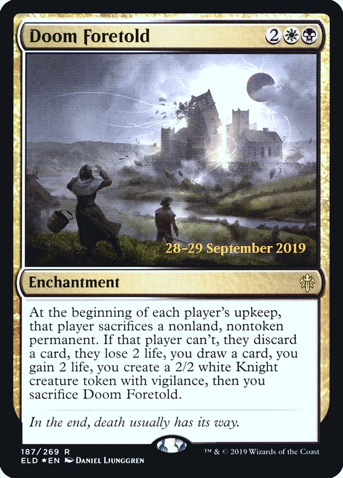 Doom Foretold  [Throne of Eldraine Prerelease Promos] | Good Games North