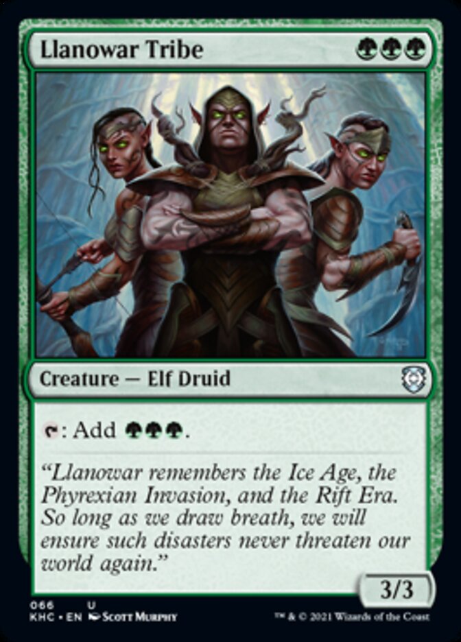 Llanowar Tribe [Kaldheim Commander] | Good Games North