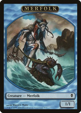 Merfolk Token [Zendikar Tokens] | Good Games North
