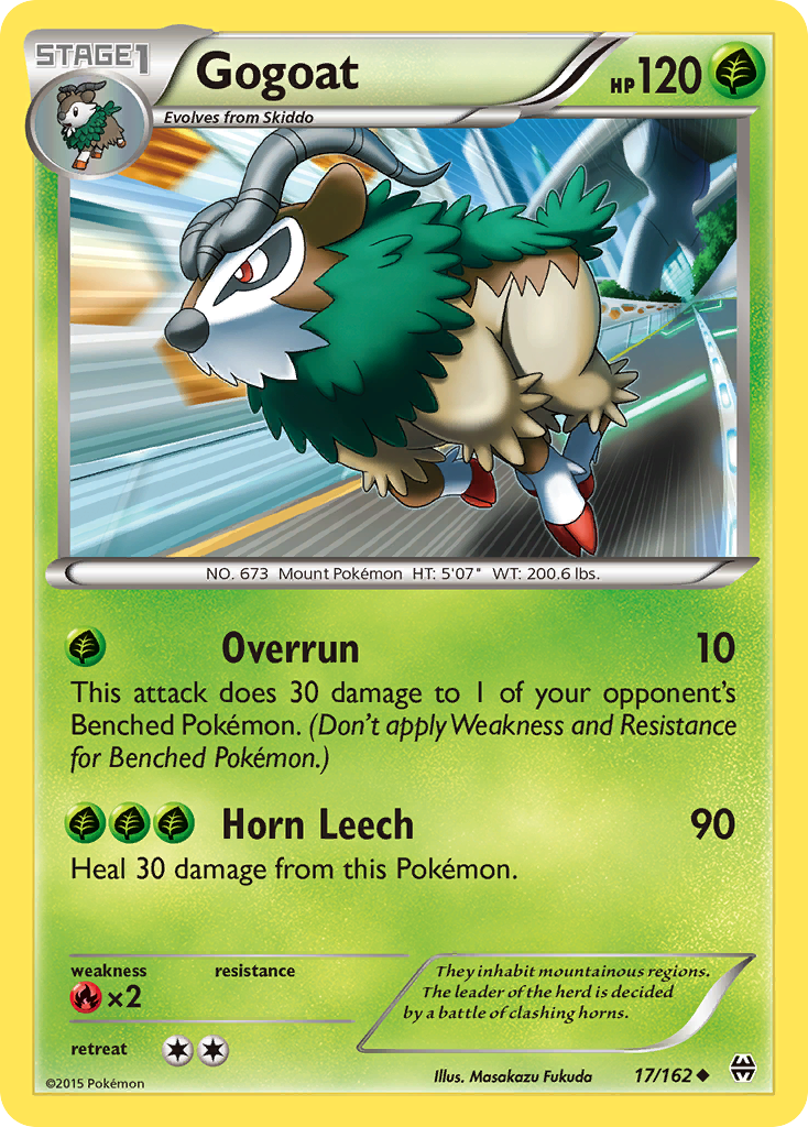 Gogoat (17/162) [XY: BREAKthrough] | Good Games North
