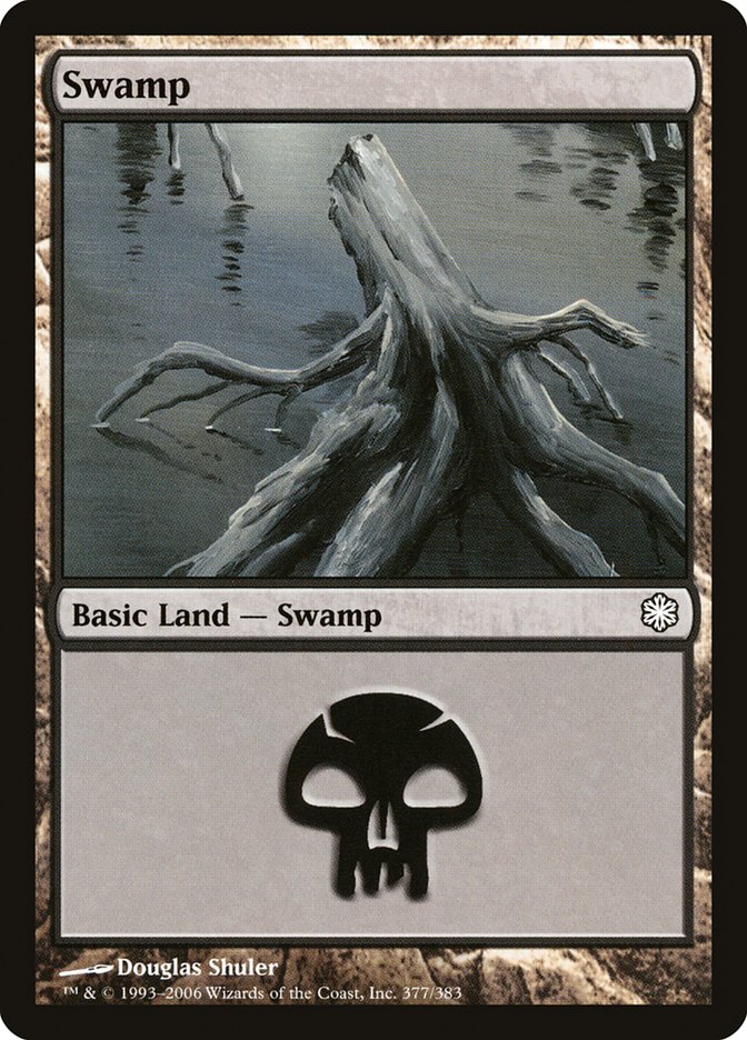 Swamp (377) [Coldsnap Theme Decks] | Good Games North