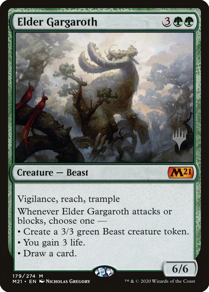 Elder Gargaroth (Promo Pack) [Core Set 2021 Promos] | Good Games North