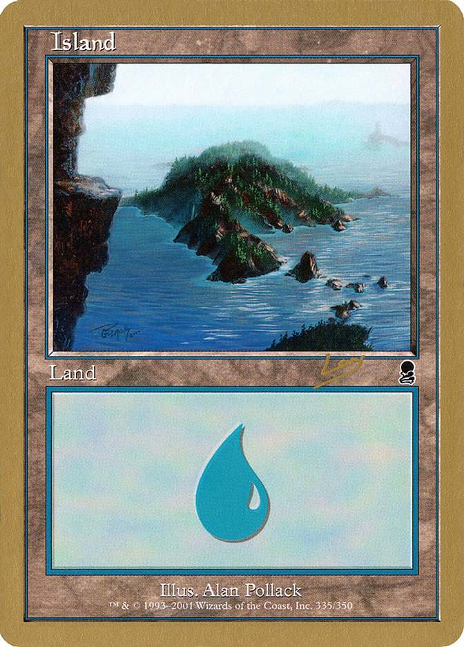 Island (rl335) (Raphael Levy) [World Championship Decks 2002] | Good Games North