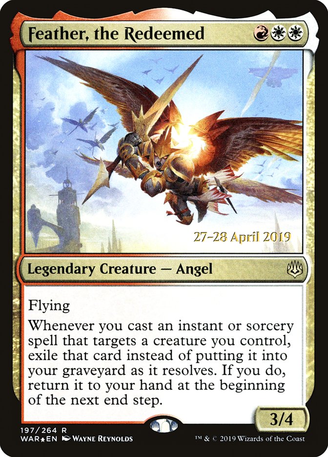 Feather, the Redeemed  [War of the Spark Prerelease Promos] | Good Games North
