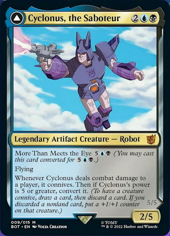 Cyclonus, the Saboteur // Cyclonus, Cybertronian Fighter [Universes Beyond: Transformers] | Good Games North