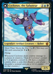 Cyclonus, the Saboteur // Cyclonus, Cybertronian Fighter [Universes Beyond: Transformers] | Good Games North
