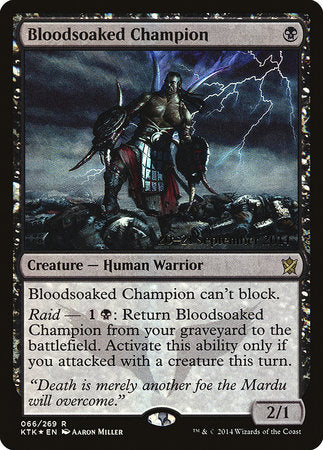Bloodsoaked Champion [Khans of Tarkir Promos] | Good Games North