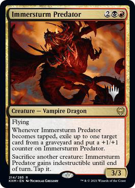 Immersturm Predator [Kaldheim Promo Pack] | Good Games North