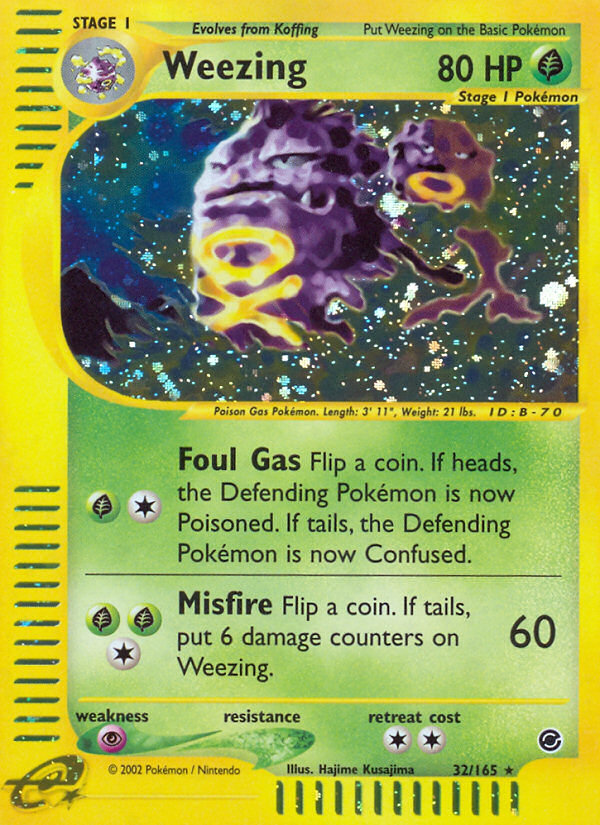 Weezing (32/165) [Expedition: Base Set] | Good Games North