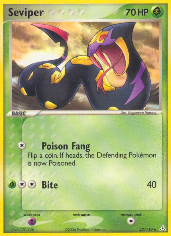 Seviper (32/110) [EX: Holon Phantoms] | Good Games North